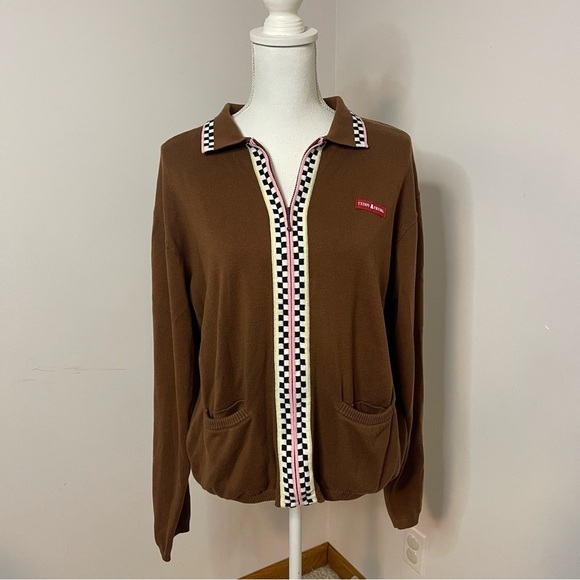 Teddy fresh collared sweater full zip jacket - Picture 1 of 9